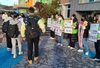 금산동중 학부모회, 등굣길 아침밥먹기 캠페인 펼쳐