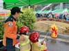 우천 속 어린이 대잔치 ‘소방 안전 체험장’ 큰 호응